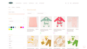 Sklep internetowy z ubrankami dla niemowląt